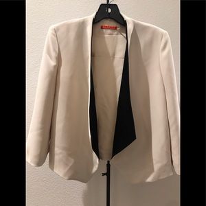 alice + olivia tan and black jacket